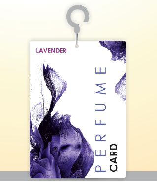 Jay Ho Lavender Perfume Card, Feature : Good Fragrance, Good Quality