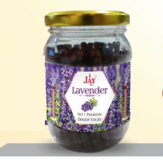 Lavender Premium Jar Dry Dhoop Sticks, for Religious