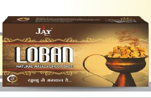 Loban Premium Natural Masala Dhoop Sticks, for Home, Office, Temples, Packaging Type : Paper Box