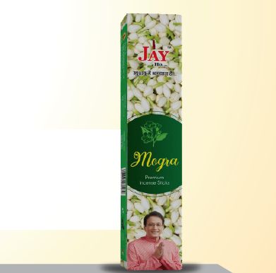 Mogra Premium Box White Incense Sticks, Feature : Eco Friendly, Low Smoke
