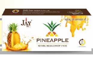 Pineapple Premium Natural Masala Dhoop Sticks, for Home, Office, Temples, Packaging Type : Paper Box