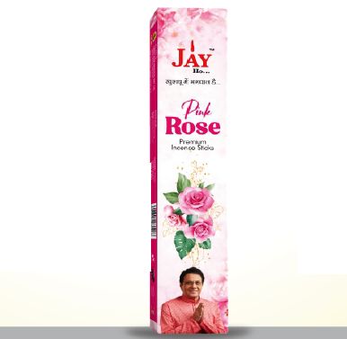 Pink Rose Premium Box White Incense Sticks
