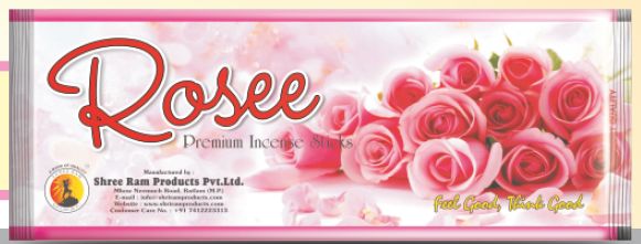 Rosee Premium Pouch PInk Incense Sticks, for Religious, Packaging Type : Plastic Packet