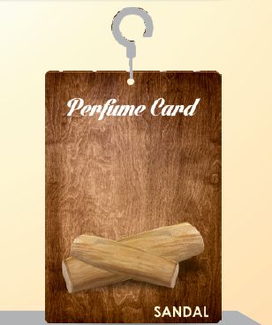 Jay Ho Sandal Perfume Card, Feature : Good Fragrance, Good Quality