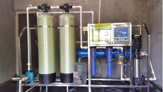 Electric Polished Stainless Steel reverse osmosis plant, Voltage : 220V