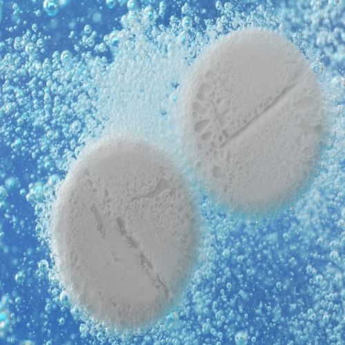 Water Treatment Tablets, Color : White