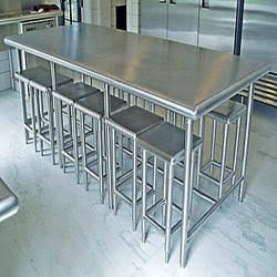 Matfinish Steel chair table set, for Office, Hotel/resturant/canteen, Size : 3x5ft, 4x6ft, 5x7ft