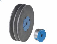 Round Metal Tapper Lock Pulley, for Crane Use, Electric Cars, Machinery, Motor, Size : 0-15Inch