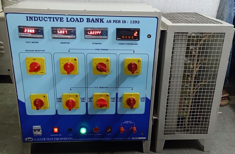 Inductive Load Bank as per IS:1293-2019