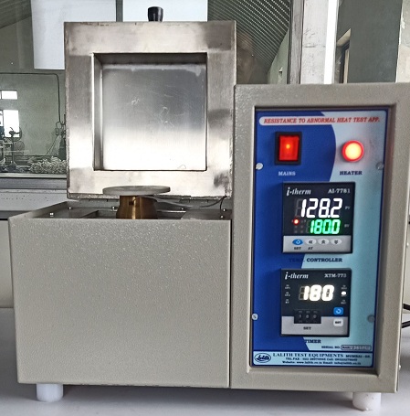 resistance to abnormal heat test apparatus