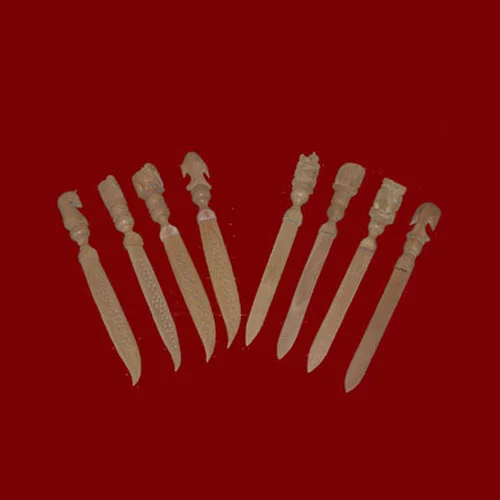 Brown Wooden Paper Cutter, INR 300 / Piece by Sonakshi Creations from