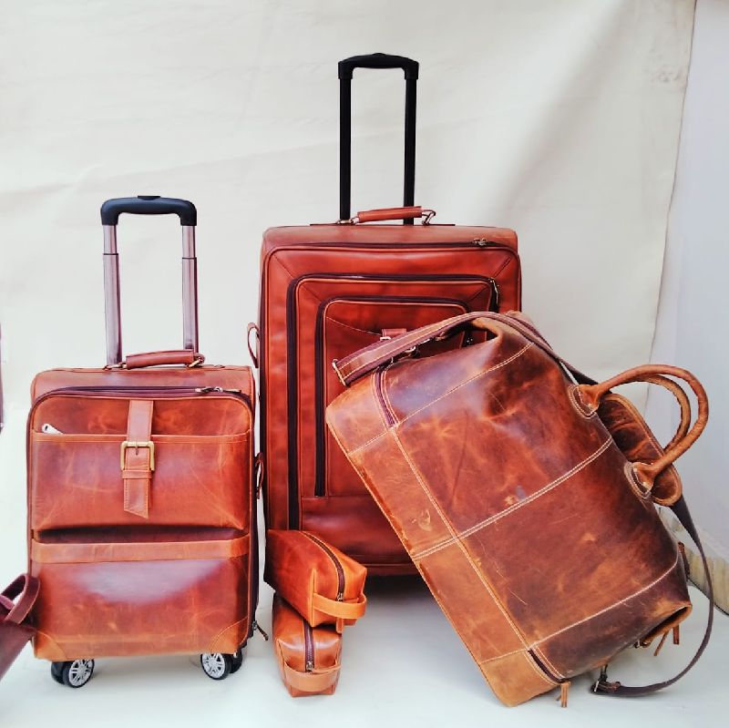 Leather Trolly Bags