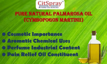 Organic palmarosa essential oil