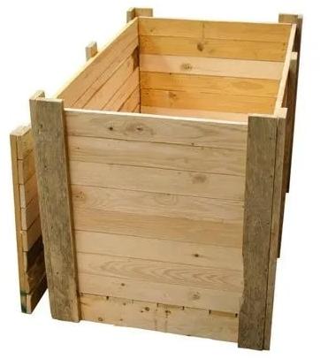 Rectangular Hardwood Wooden Crate Box, for Packaging