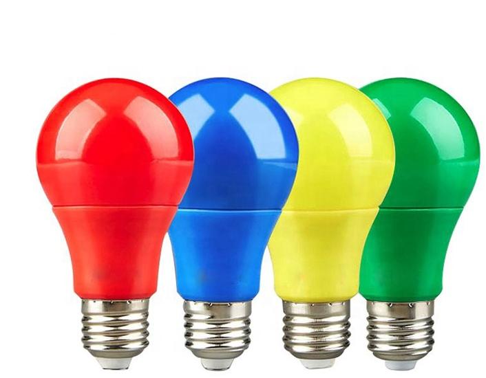 Coloured LED Bulb, Color : Multicolored