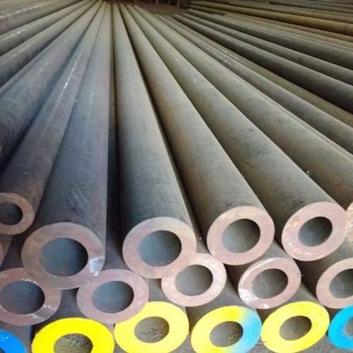 Polished Mild Steel Seamless Pipes, for Construction, Marine Applications, Feature : High Strength