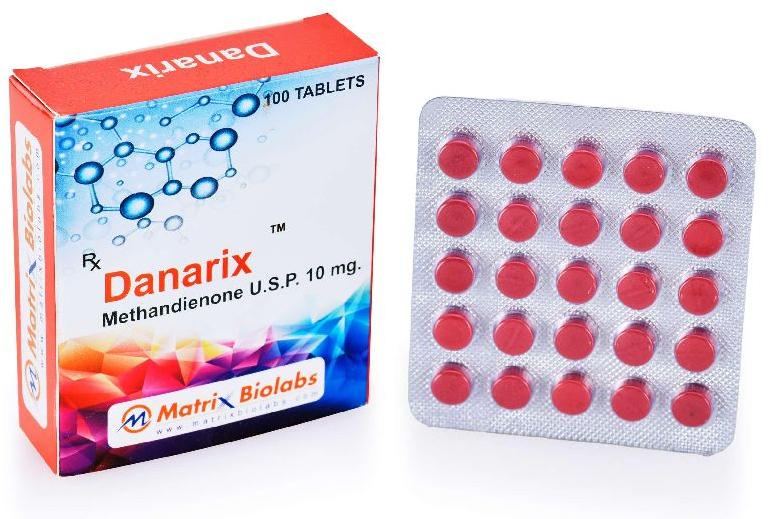 Danarix Tablets, for Hospital, Composition : Methandienone U.S.P