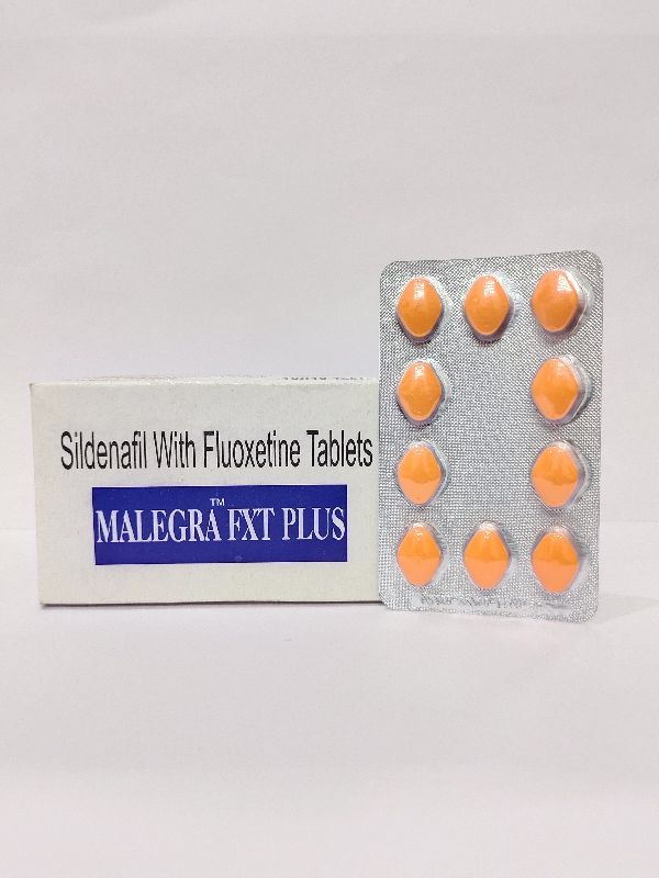 Malegra FXT Plus Tablets, for Hospital, Composition : Sildenafil with Fluoxetine