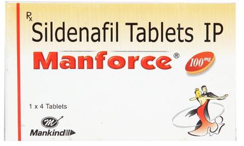 Manforce Tablets, for Hospital, Composition : Sildenafil