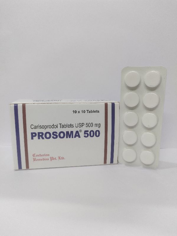 Prosoma 500 Mg Tablets, for Hospital, Type Of Medicines : Allopathic