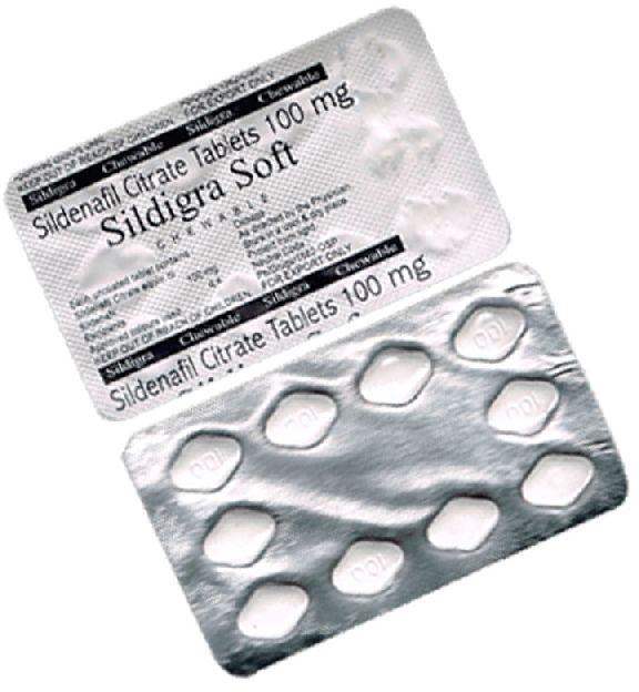 Sildigra Soft 100 Mg Tablets