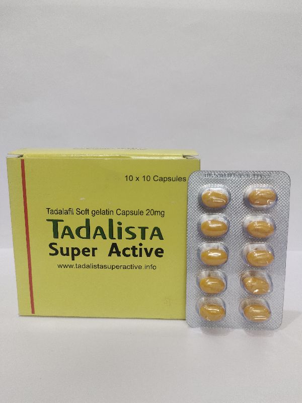 Tadalista Super Active Capsules, Grade Standard : Medicine Grade