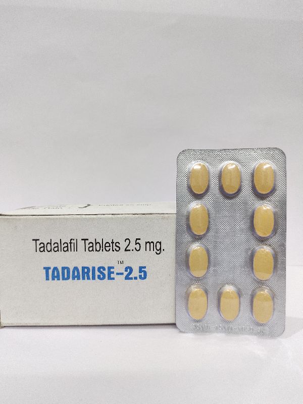 Tadarise 2.5 Mg Tablets, for Hospital, Composition : Tadalafil