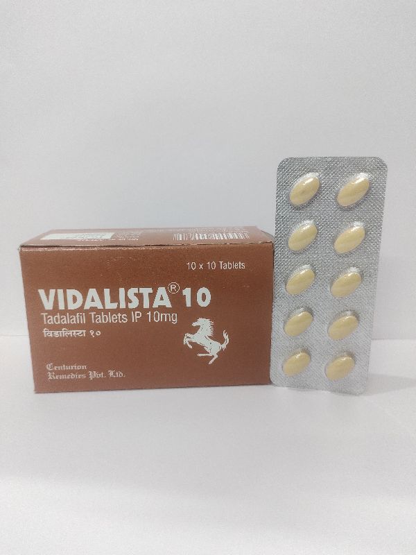 Vidalista 10 Mg Tablets, for Hospital, Composition : Tadalafil