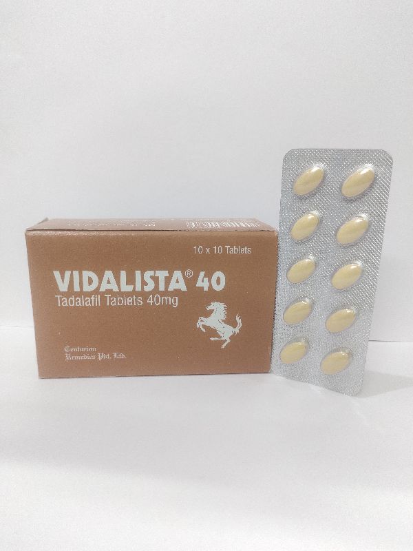 Vidalista 40 Mg Tablets, for Hospital, Composition : Tadalafil