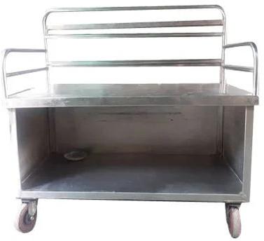 Stainless Steel Serving Trolley