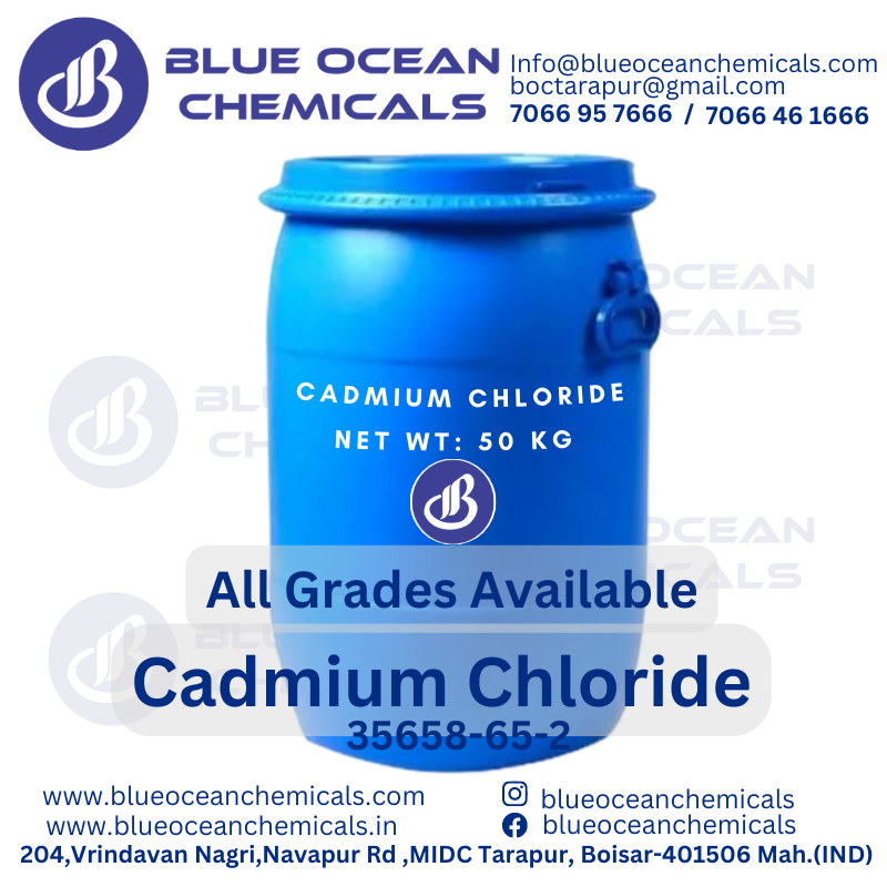 Cadmium Chloride, Purity 98 by Blue Ocean Chemicals from Mumbai