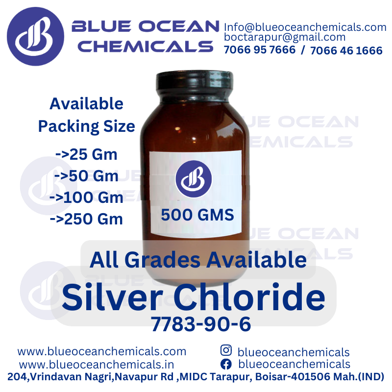 Silver Chloride, Purity 99 at best price in Mumbai Maharashtra from