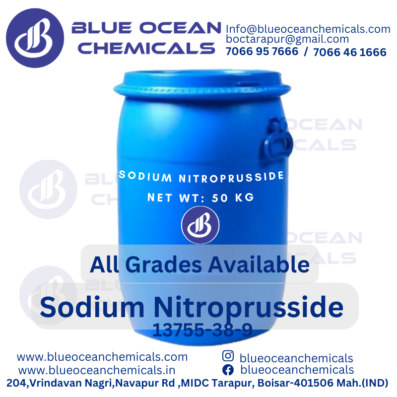 Sodium Nitroprusside by Blue Ocean Chemicals from Mumbai Maharashtra ...