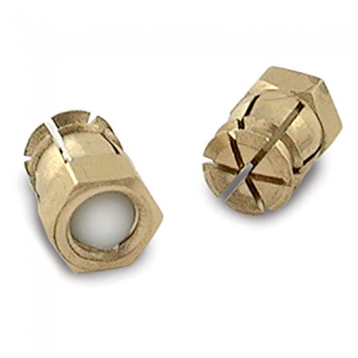 Brass hex anchor