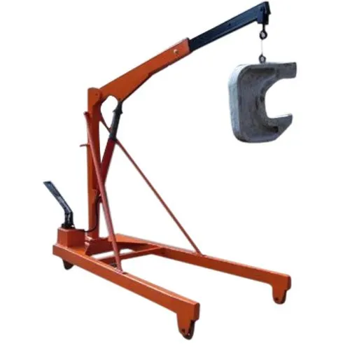 Red Electric Hydraulic Floor Crane at best price INR 38,000 / Units in
