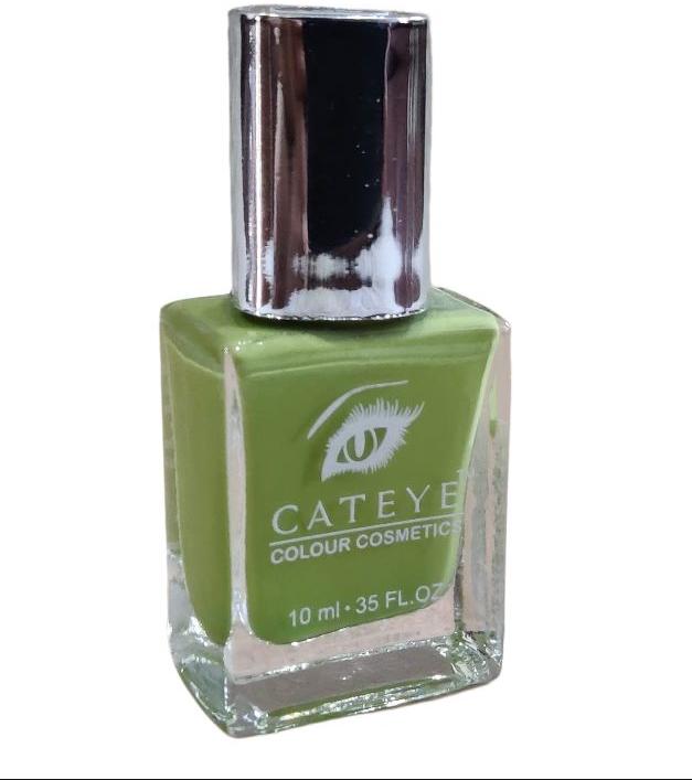 Cateye Parrot Green Nail Polish, Packaging Type : Glass Bottle