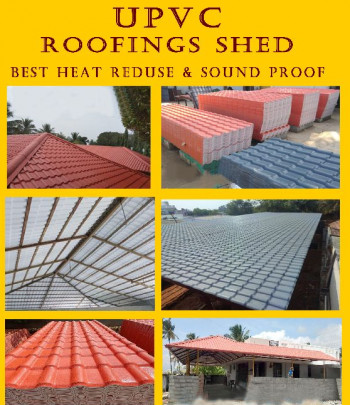 Spanish tile upvc roofing sheets, Certification : ISI Certified