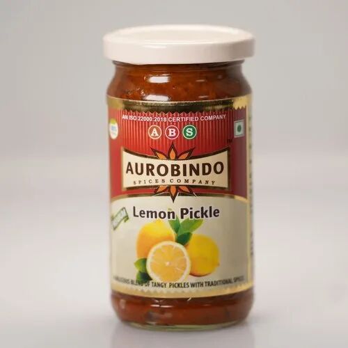 Aurobindo Spices Lemon Pickle, Packaging Type : Jar
