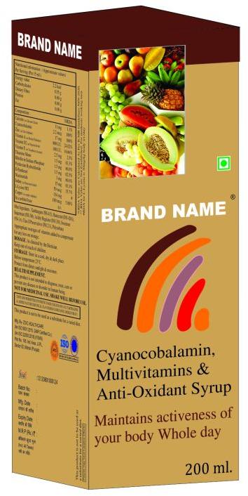 Cyanocobalamin ,Multivitamin & Multimineral Syrup