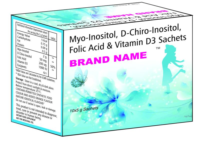 Myo-Inositol, Folic Acid & Vitamin D3 Sachets