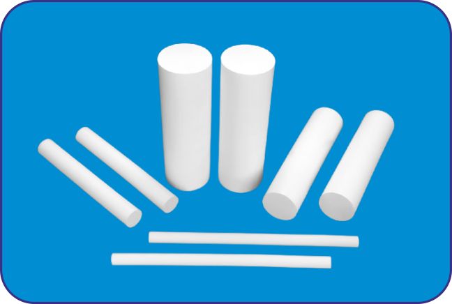 White Round PTFE Rod, Feature : Accurate Dimension, High Strength, Premium Quality