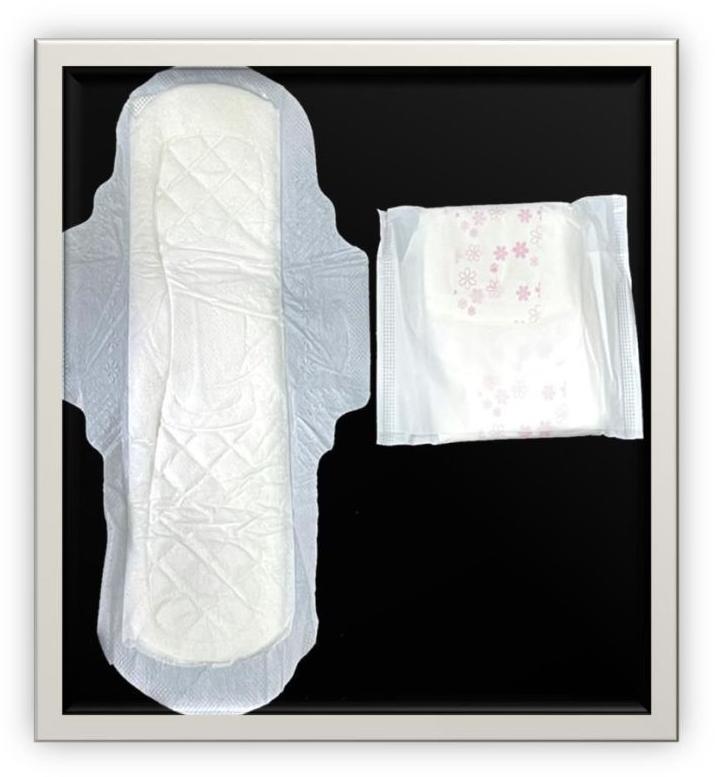 280mm Tri Fold Cotton Sanitary Napkin