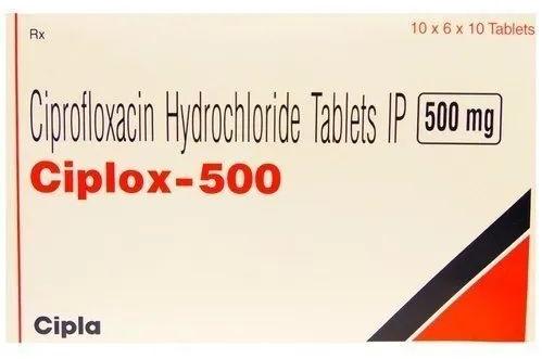 Ciplox 500 mg Tablet, for Pharmaceuticals, Grade Standard : Medicine Grade