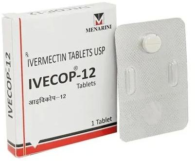 Ivecop-12 Ivecop 12mg Tablet, Composition : Ivermectin (12 mg)