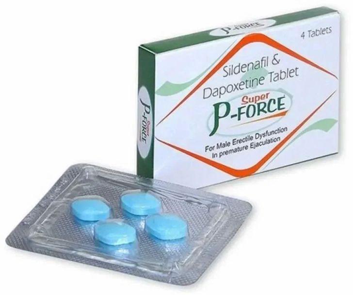 Super P Force Tablet, Composition : Sildenafil Dapoxetine