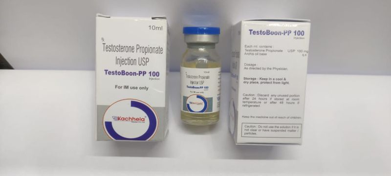 TestoBoon PP 100 mg Injection, Packaging Type : Vial