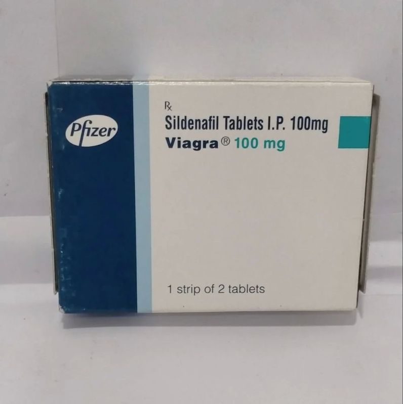 Viagra 100 Mg Tablet, Composition : Sildenafil