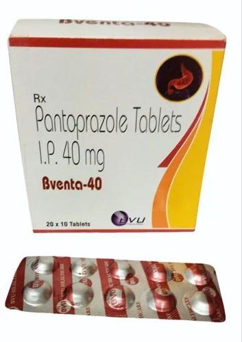 Bventa 40mg Pantoprazole Tablet, Packaging Type : Box