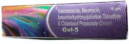 Gel 5 Ketoconazole Clobetasol Propionate Cream, Packaging Size : 15 gm