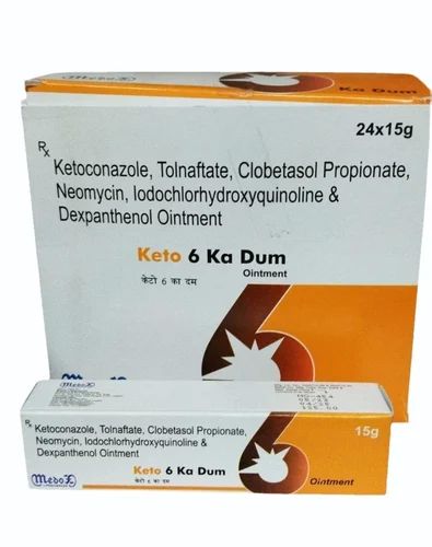 Ketoconazole Tolnaftate Clobetasol Neomycin Lodochlorhydroxyquinoline Dexpanthenol Ointment